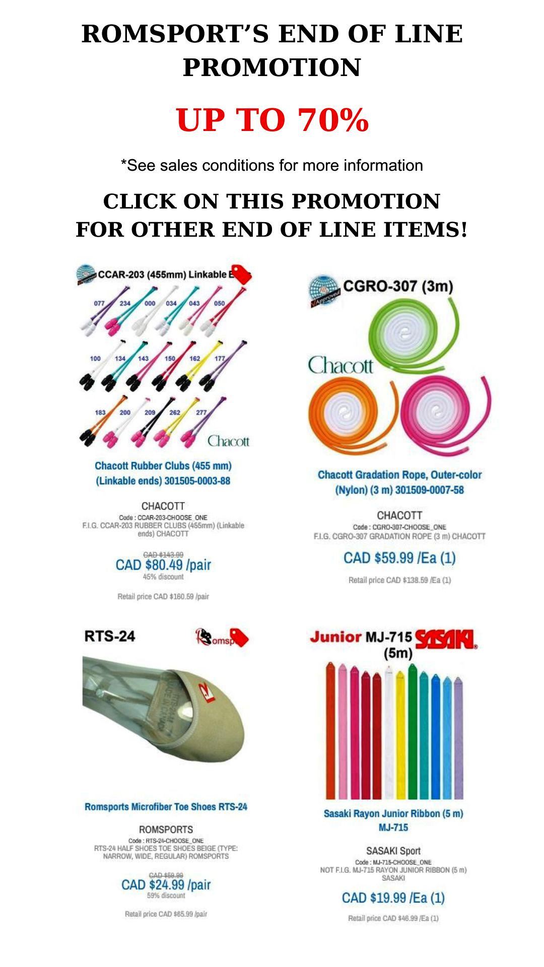 ROMSPORTS END OF LINE PROMOTIONen 240419
